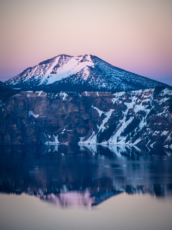 Mt. Scott sunset at Crater Lake National Park