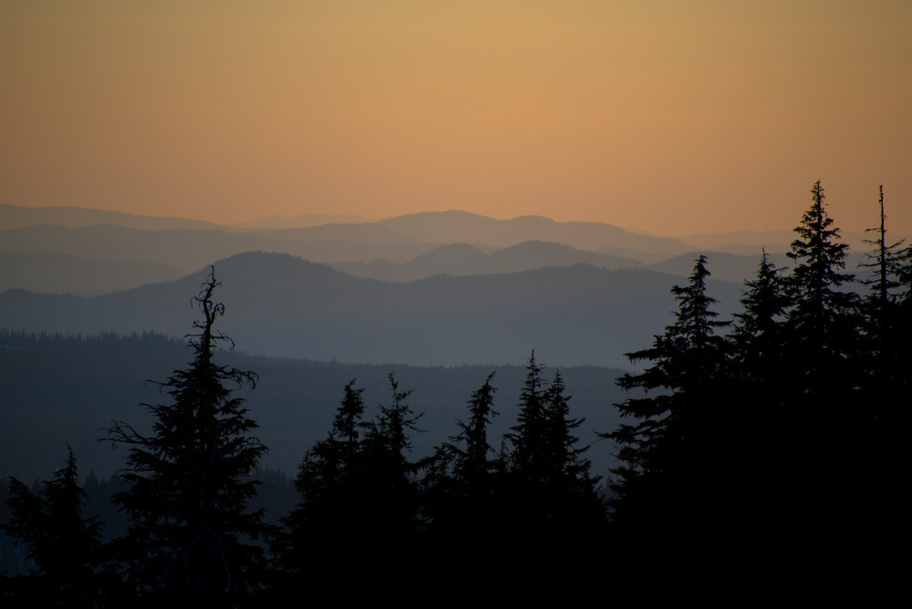 Sunset at Crater Lake National Park