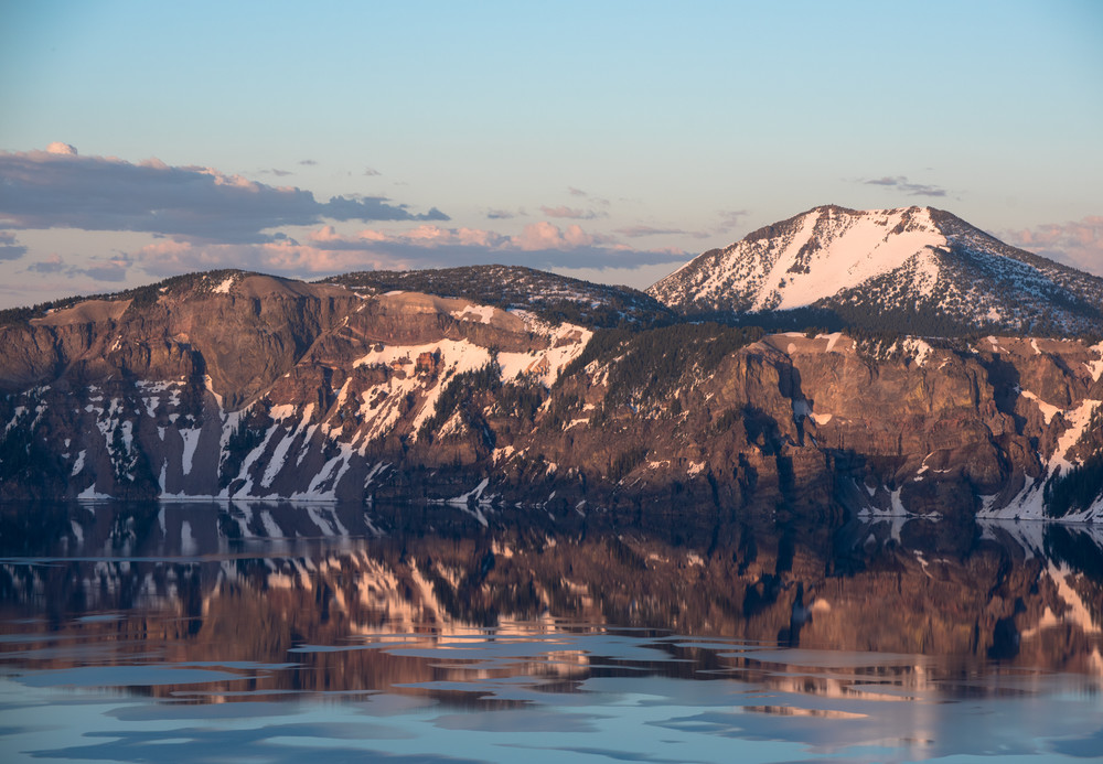 Sunset at Crater Lake National Park