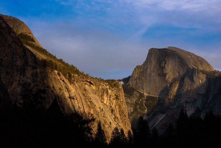 Sunset Over Half Dome