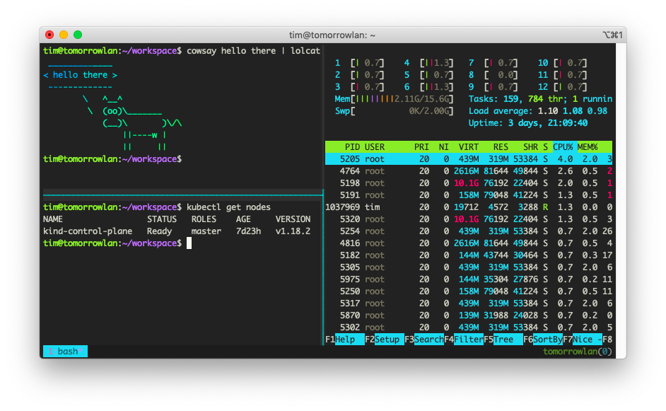 tmux iterm